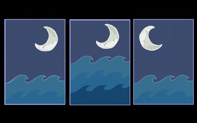 Hình ảnh mặt trăng và biển cả tiết lộ những nét tính cách đặc trưng trong bạn