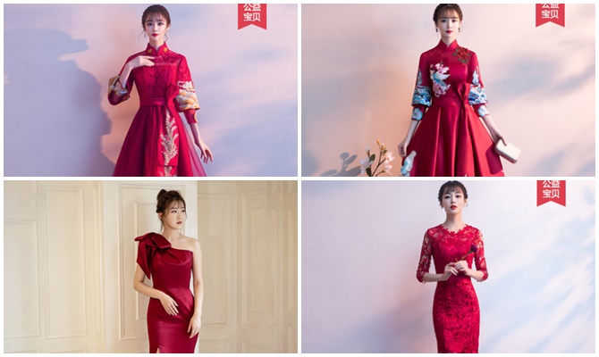 Chọn bộ đầm đỏ mà bạn sẽ mặc, biết độ tuổi chính xác bạn sẽ lên xe hoa