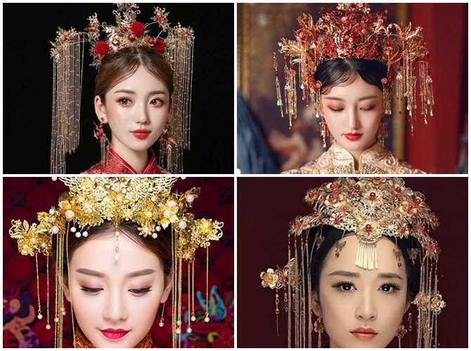 Nếu được làm phi tần thời xưa, bạn chọn mũ phượng nào, qua đó sẽ tiết lộ ai mới là mẫu hình lý tưởng của bạn?