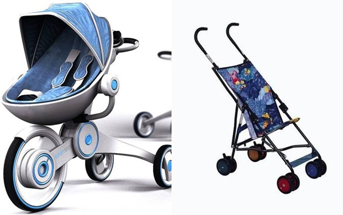 4 chiếc xe đẩy, bạn sẽ chọn chiếc nào? Thử xem con bạn sau này trở thành người như thế nào