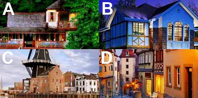 Chọn ngôi nhà giống trong thế giới cổ tích để biết bạn có tương lai tươi sáng không