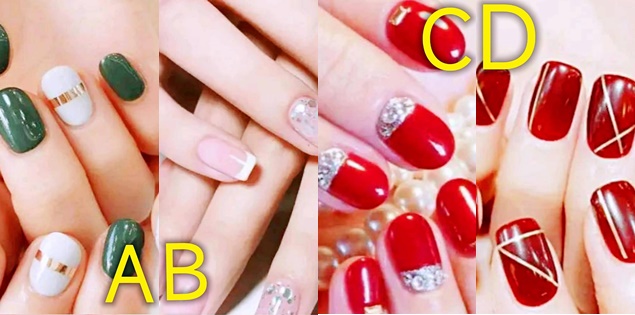 Chọn bộ móng tay thích nhất để biết bạn kiếm tiền hay tiêu tiền hoang phí